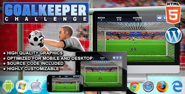 Goalkeeper Challenge – HTML5 Sport Game