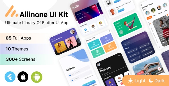 Allinone UI Kit – Flutter UI Kit