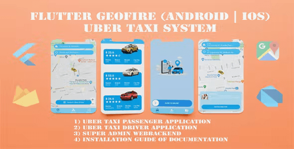Flutter Realtime Database Uber-Clone /Uber Customer| Uber Driver/