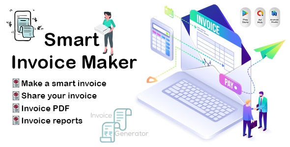 Smart Invoice and Bill Maker – Invoice Maker – Easy Simple – Invoice Generator – GST Invoice Maker