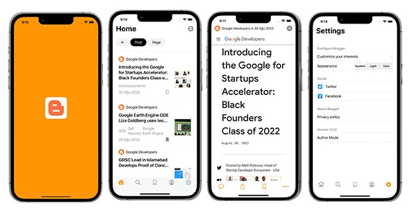 Blogger App & Widget – SwiftUI Full iOS Application