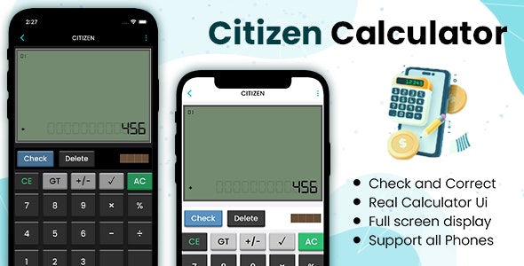 Citizen Calculator || iOS Swift | XCode | AdMob