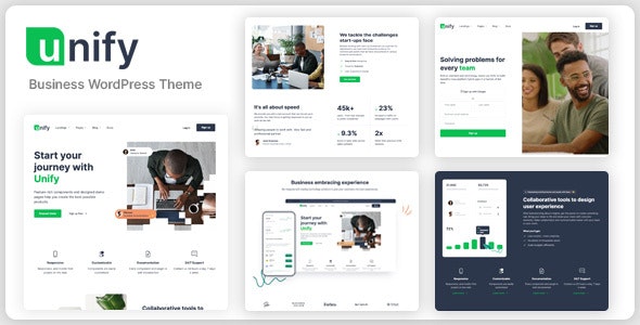 Unify – Multipurpose Business WordPress Theme 1.0.1