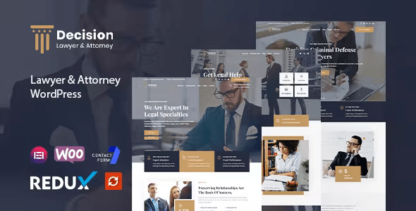 Decision – Law & Lawyer WordPress Theme