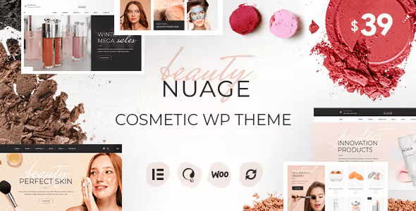 Nuage – Cosmetics  Beauty WordPress Theme 1.0.4