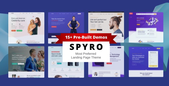 Spyro – Marketing Landing Page WordPress Theme 1.0.9