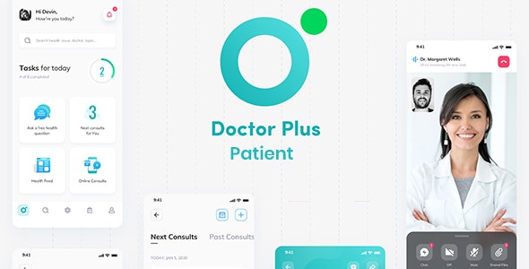 Doctor Plus – Patient React Native App Template