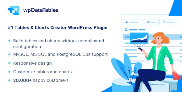 wpDataTables – Tables and Charts Manager for WordPress 6.2.1