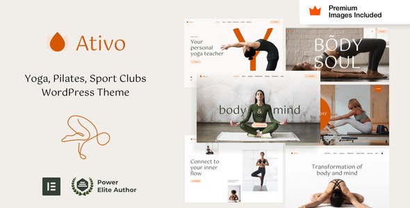 Ativo – Pilates Yoga WordPress Theme