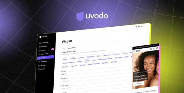 Theme Editor plugin for Uvodo – Headless eCommerce Platform