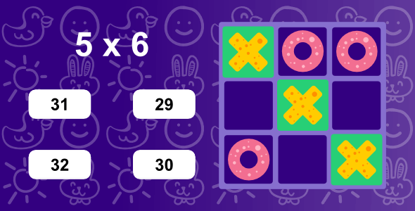 Tic Tac Toe Math | Html5 Game | Construct 2/3