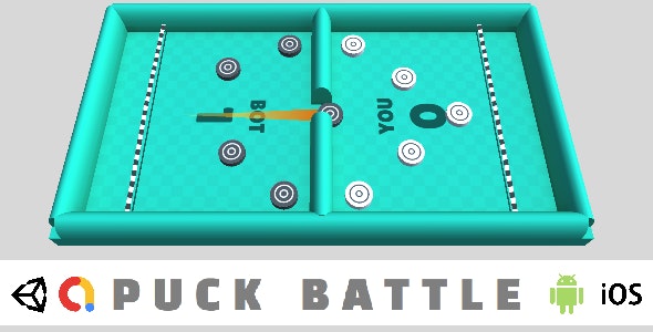 Puck Battle – Complete Unity Game For Android & iOS