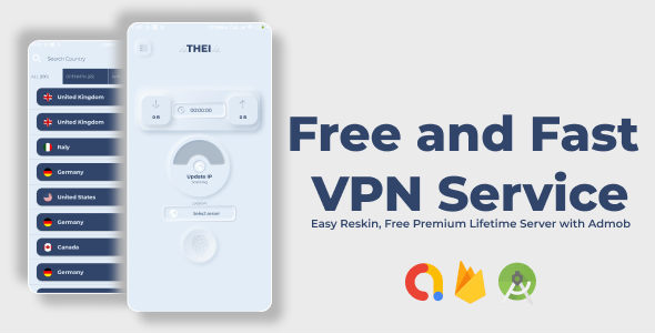 Atheia VPN Best Secure & Free premium VPN lifetime with admob