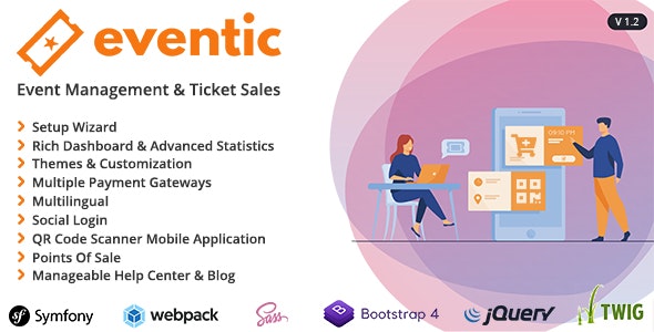 Eventic – Ticket Sales and Event Management System 1.5