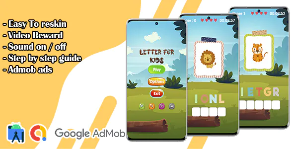 Letter For Kids – Learn Animals Names Game