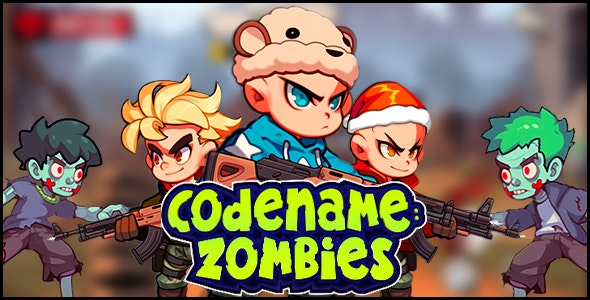 Codename: Zombies – HTML5 Game (Construct 3) + (Mobile+Web)