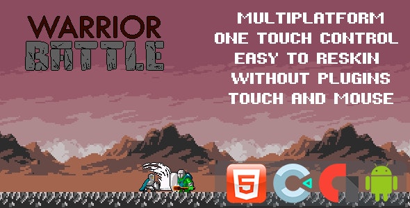 Warrior Battle – Template for Construct 3