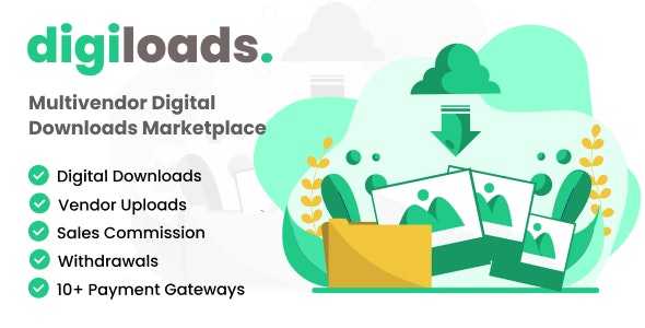 Digiloads – Multivendor Digital Downloads Marketplace 1.3