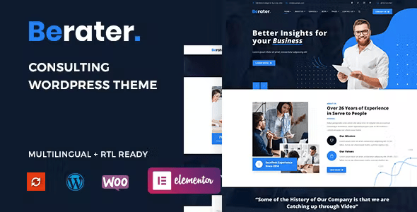 Berater – Consulting WordPress Theme