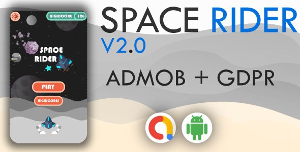 Space Rider Shooter + AdMob – Android Game