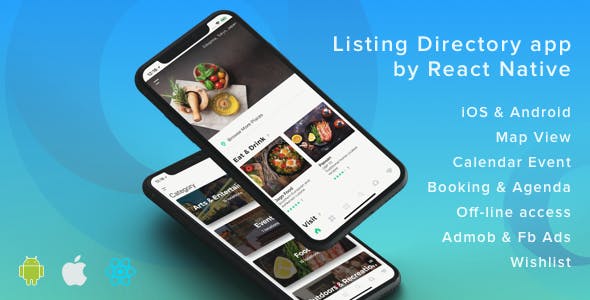 ListApp – Listing Directory mobile app by React Native