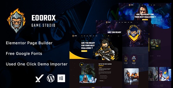 Eoorox – Gaming and eSports WordPress Theme