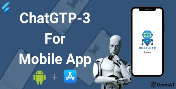Flutter ChatGPT Moblie App for Android and IOS with Text Chat and Image Generation 1.2