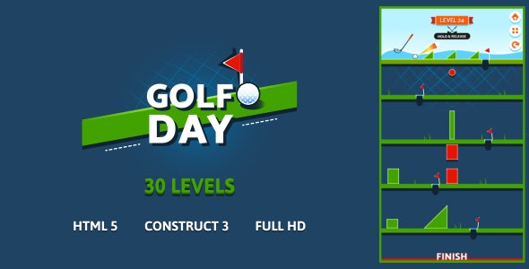 Golf Day – HTML5 Game (Construct3)