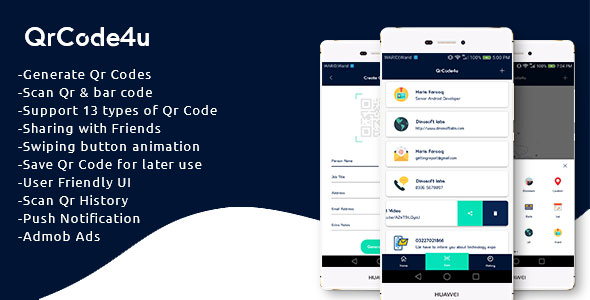 QrCode4u – Qr Code Generator + Scanner + Barcode Reader