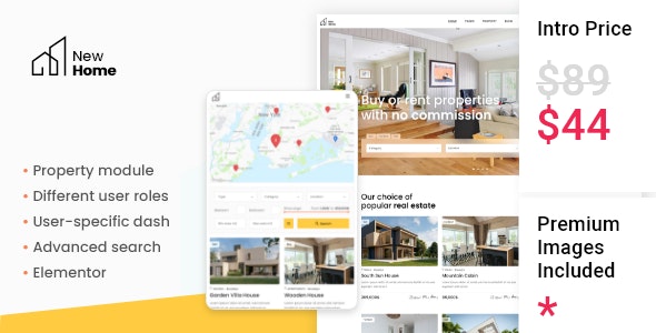 NewHome – Real Estate Theme