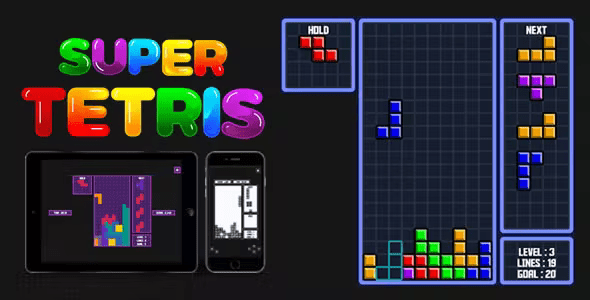 Super Tetris – HTML5 Game