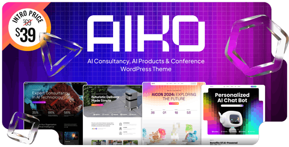 Aiko – AI consultancy WordPress Theme