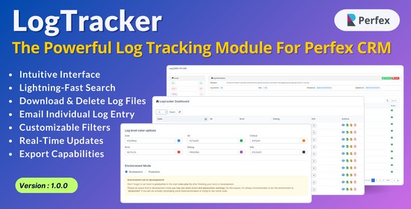 LogTracker – The Powerful Log Tracking Module for Perfex CRM