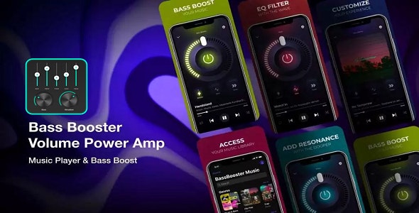 Bass Booster – Volume Booster – Android app with Admob +Facebook