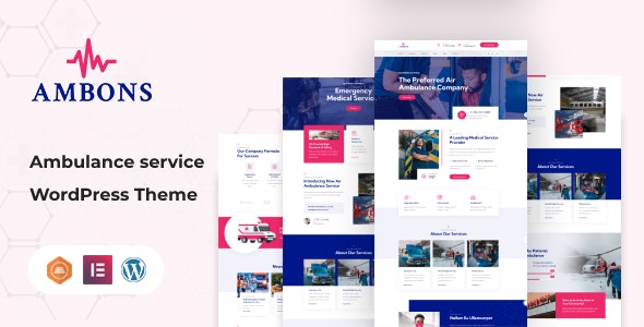 Ambons – Ambulance Service WordPress Theme