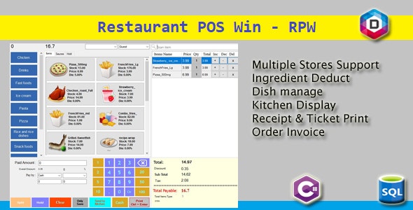 Rest POS Win – Restaurant POS Win – RPW 1.0.3.0