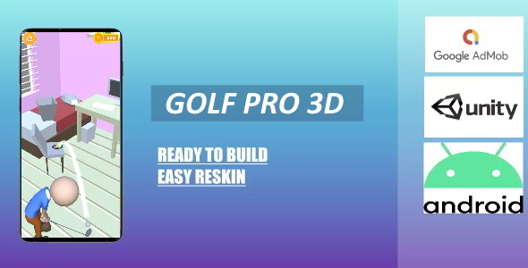 Golf Pro 3D (Unity – Admob)