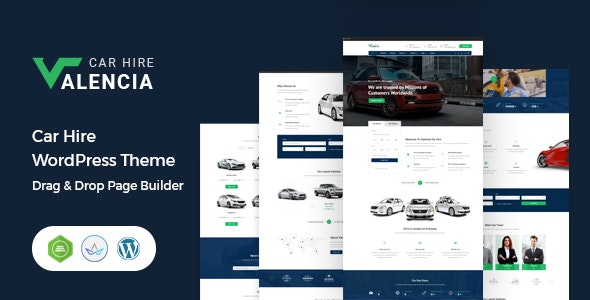 Valencia – Car Hire WordPress Theme