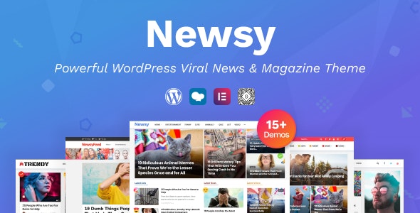 Newsy – Viral News & Magazine WordPress Theme 2.5.3