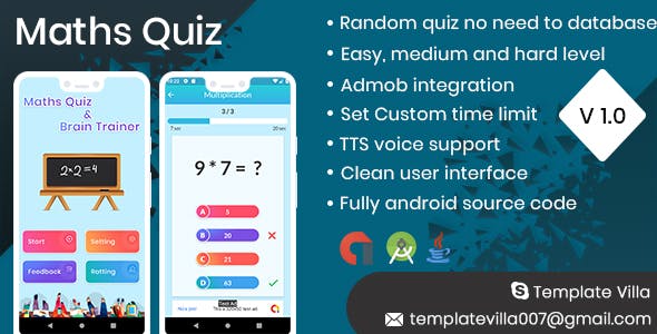 Maths Quiz and Brain Trainer