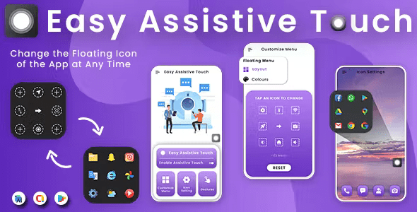 Assistive Touch for Android – Assistive Touch Button – Assistive Touch Swipe – Touch-EazyTouch IOS