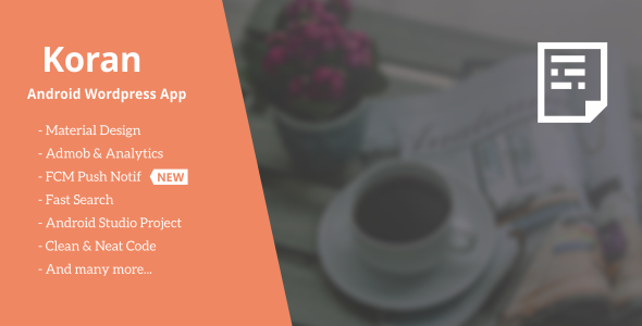 Koran – WordPress App with Push Notification