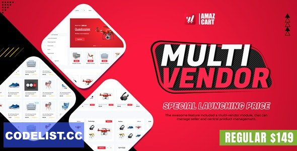 Multi-Vendor – AmazCart Laravel Ecommerce System CMS 1.9.5