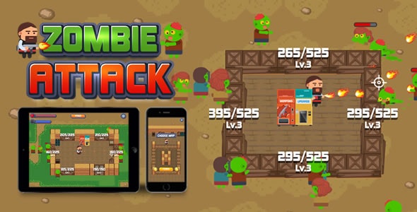 Zombie Attack – HTML5 Game