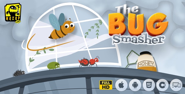 Bug Smasher – Thrill Smashing Game (Construct)