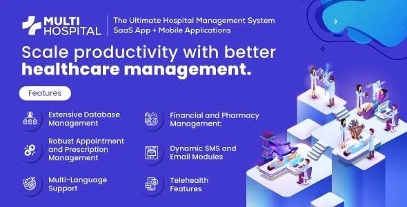 Multi Hospital – Hospital Management System (SaaS) + Mobile Apps