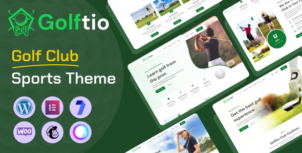 Golftio – Golf Club Sports WordPress Theme