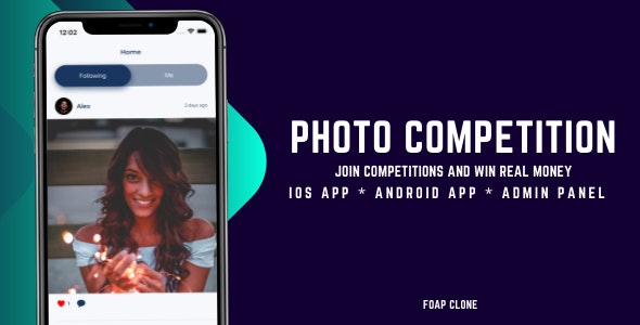 Photo competition and win real money Fultter app