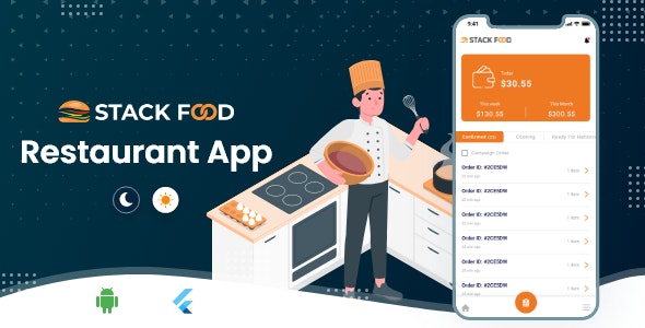 StackFood Multi Restaurant – Food Ordering Restaurant App 7.9