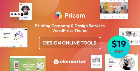 Pricom – Printing Company & Design Services WordPress theme 1.6.2